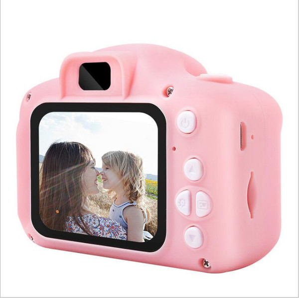 Kids Camera Hot Xmas Children Mini Digital Camera Cartoon Cam 8MP SLR Camera Toys for Birthday Gift 2 Inch Screen Take Photo ZY1222