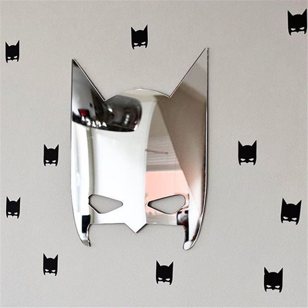 Nordic Children Cartoon Decorative Bathroom Baby Room Rabbit Bat Eyelash Wall Mirror Frame Creative Home Art Decoration Q190531