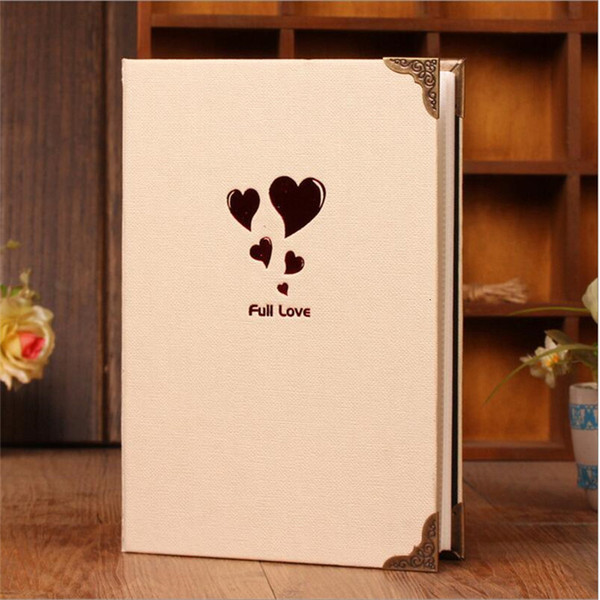 New 6 inch linen cover album cartoon photo storage box 200 pocket insert album children's wedding memories Fotoalbum photo gifts SH190910