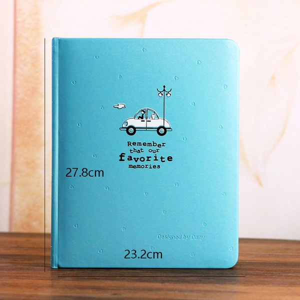 Cartoon Leather Cover Photo Album 4D Big 6-inch Photo Baby Children Growing Family Album Insert Type Souvenir Loose-Leaf Album SH190910