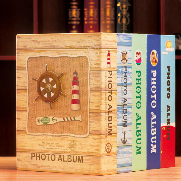 2019 Creative Photo Album 5R 7-inch Insert Type 200 Boxed Family Growth Album Family Memory Record Large Volume Souvenir Album SH190910