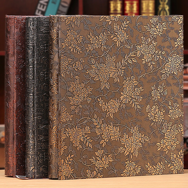 6 Inch 800 Plastic Pockets Photo Album Family Insert Large Capacity Leather Cover Gallery Family Memory Record Scrapbook Album SH190910