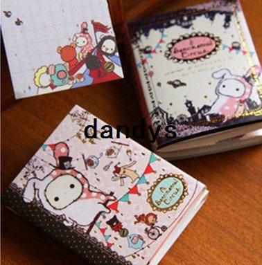 Freeshipping!! Lovely Rabbit Notepad/Memo Pads/6 fold note memo/Writing scratch pad/note sticker/Korean style/Wholesale