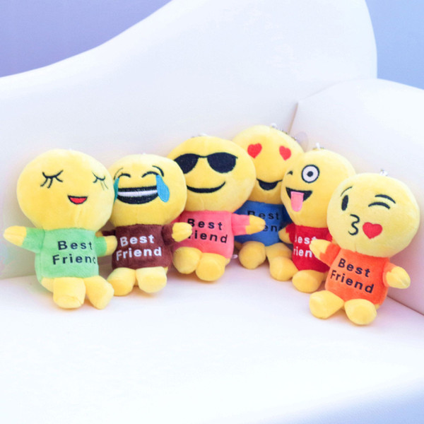 Plush Emoji Kids Toy 6 Styles Emoji Set Plush Toys Gift Kids Gift Set 12cm Plush Emoji Toys Gift Sets