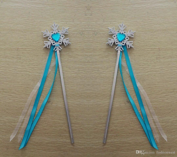 Children Toys Hot Kids Ice and Snow Plastic and Electroplating Magic Wand Fashion Girls Bind and Snow Wand