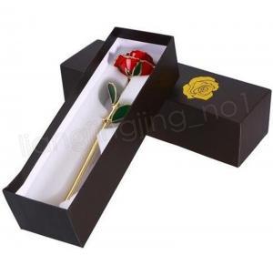 Blooming Rose Lacquered 24K Gold Roses Plated Rose Birthday Valentine's Day Anniversary Gift sets artificial flower 12styles GGA1512