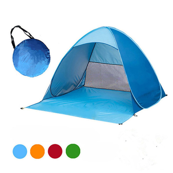 JUXU Outdoor Quick Automatic Opening Tents Instant Portable Beach Tent Beach Tent pop up Shelter Hiking Camping Family Tents For 2-3 Person