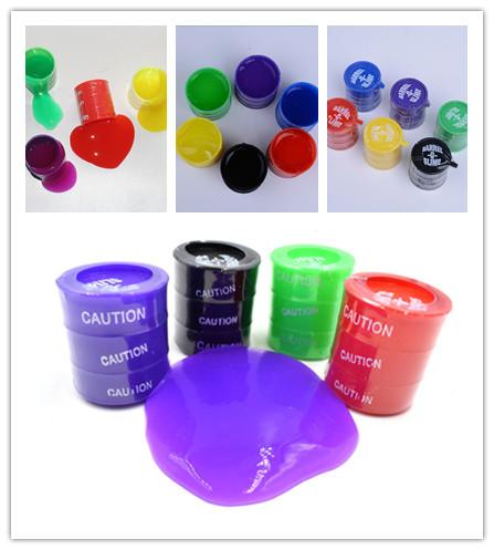 12Ppcs pretty Baby Festival Novelty children adult toy oil drums trick paint barrel slime April fools day Halloween gag tricky toys
