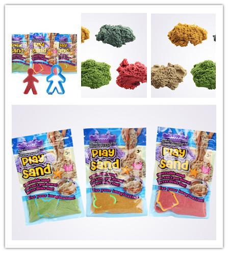DHL DIY 100g/bag with 1 Model Colorful Clay Play Sand Indoor Magic Play Sand Children Learning Educational Toys Christmas Gift 5 colors