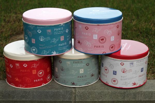Cute Johanna round tin tin / box / metal box/ DIY Multifunction tin box/ Tins/storage boxes lids/iron box/mini storage container/Wholesale