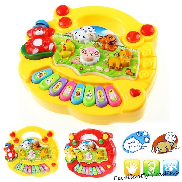 1PC Animal Farm Music Piano Baby Developmental Music Toys Educational Toy Kids Gift