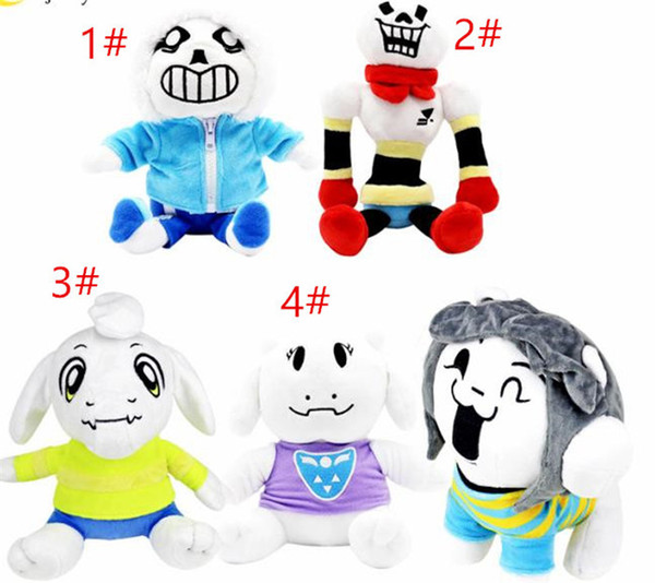 JUXU anime Undertale Plush Toys Undertale Sans Papyrus Asriel Toriel Stuffed Plush Toys Doll for Kids Children gift