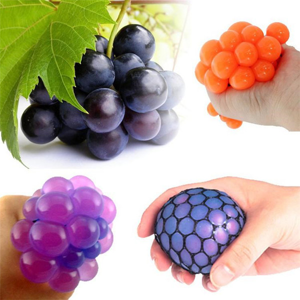 JUXU Funny Anti Stress grape stress ball autism ball Mood Squeeze Relief Healthy Toy Funny Geek Gadget Vent Toy