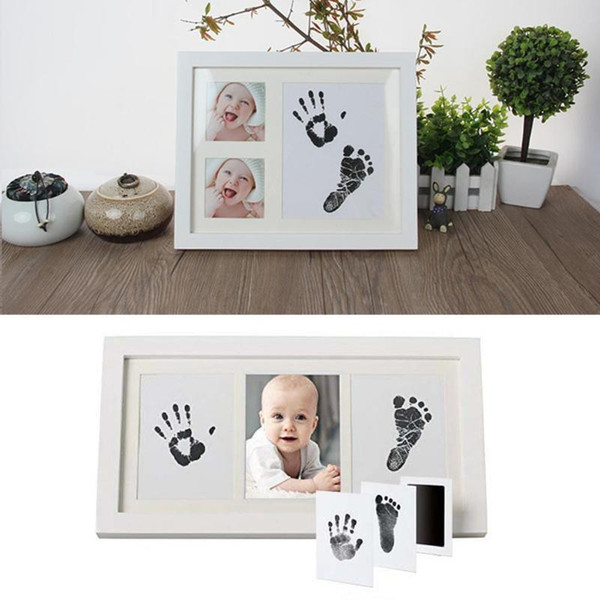 Baby Footprint 2020 Newborn Handprint Pad Safe Clean Non-Toxic Clean Touch Ink Pad Photo Easy To Operate Hand Foot Print