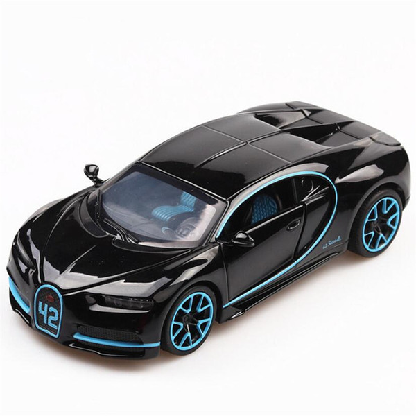 1:32 Bugatti Chiron Metal Alloy Diecasts & Toy Vehicles Miniature Scale Model Car Toys For Children J190525