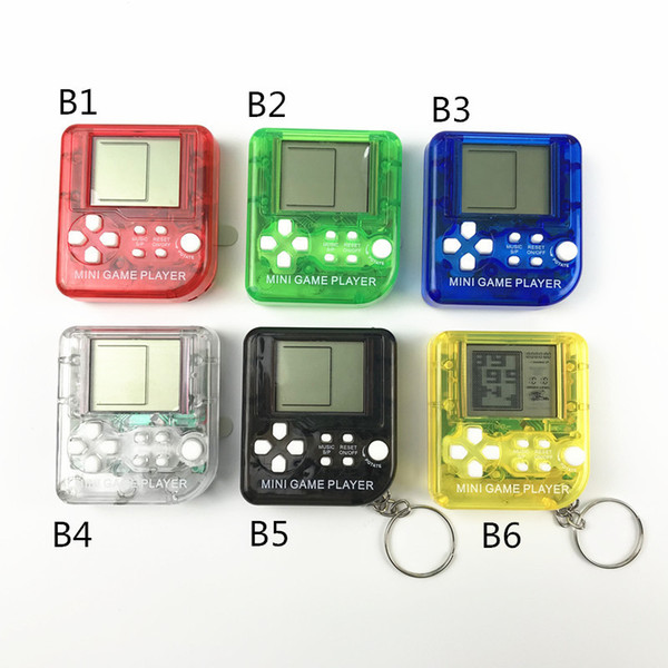 Mini Game Player Handheld Sliding Tetris Game Console LCD Players Retro Classic Blocks Kids Toys Portable Funny Electronic Toys A10902