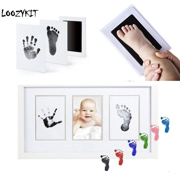 Bfaccia Baby Handprint Footprint Non-Toxic Newborn Imprint Hand Inkpad Watermark Infant Souvenirs Casting Clay Toys Gift