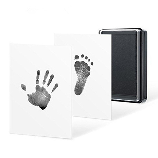 BalleenShiny Baby Handprint and Footprint Ink Pad 100% Non-Toxic Inkless Safe Imprint Souvenir Hand & Footprint Makers Toy Gift