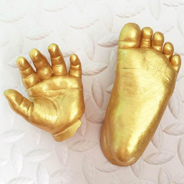 3D DIY Plaster Casting Handprints Footprints Baby Gifts Keepsakes Hands Amp Foot Mini Kit Kids Gifts