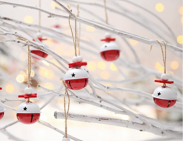Decorating Bells on children's Houses Hn Christmas DayForeign trade sells Christmas decorations, colorful bell pendants, Christmas tree acce
