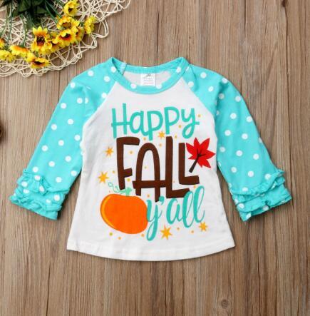 New Toddler Baby Kids For Boy Unicorn Fruit Print Long Sleeve Floral Side Cotton T-shirt Top Clothes