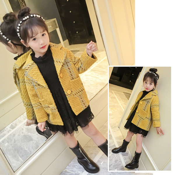 New Winter Children Warm Cotton Coat Suit for Unisex Kids Girls Fur Collar Zipper Thick Outerwear Baby Boys Girls Parka CC532MX190916