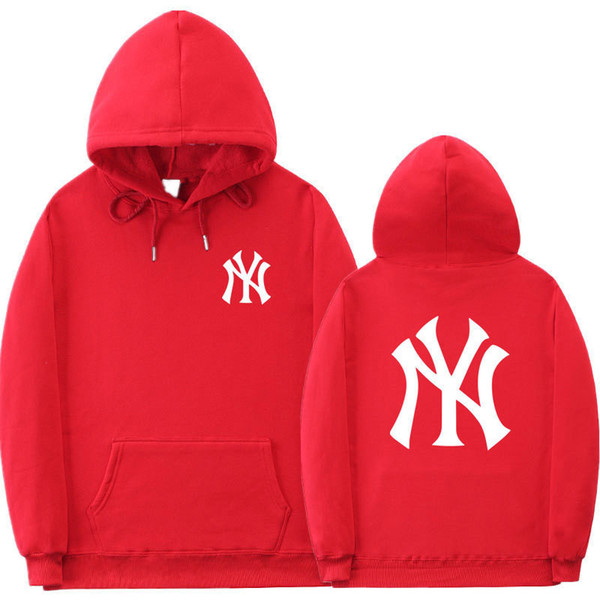 Design NY Hoodies Women Men Sweatshirt Long Sleeve Hooded Pullover Hoodie Autumn Fleece Sweatshirts NY Sweater Winter Warm Top Clothes 2XL