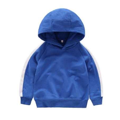 new arrive fashion hit color child hoodies with hat for boys and girls 4 6 8 10 11 years red and blue sweatshirts