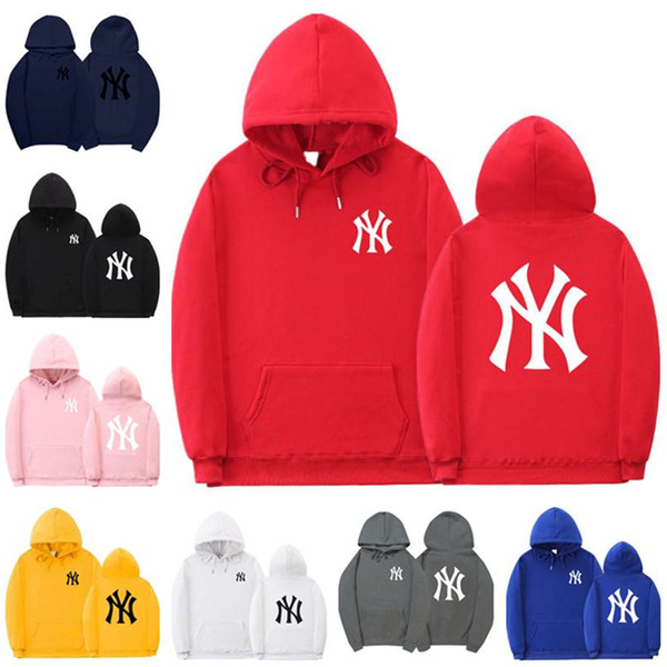 Design NY Hoodies Women Men Sweatshirt Long Sleeve Hooded Pullover Hoodie Autumn Fleece Sweatshirts NY Sweater Winter Warm Hoodies Tops