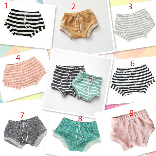 9 color Newest INS Kids PP pants baby toddlers boy's girl's ins stripe pants shorts Leggings children clothes Free Shipping