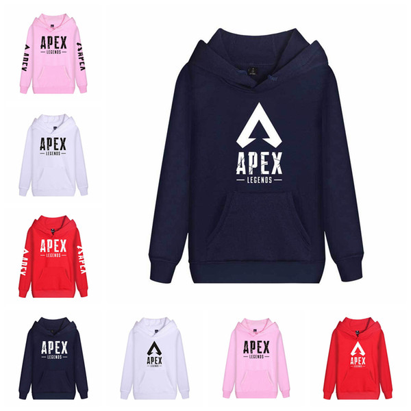 Apex Legends Hooded Hoodies 18 Styles Letter Printed Sweatshirts Women Girls Cartoon Game Outdoor Pullovers OOA6430