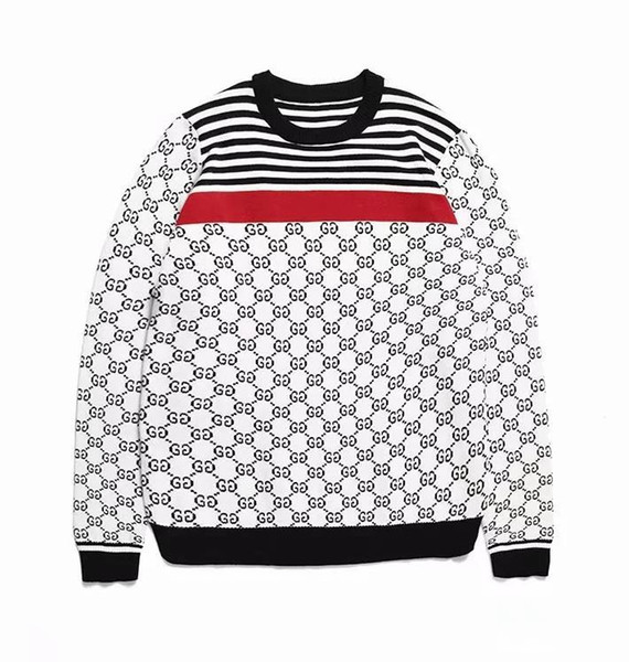 2018 spring new women s round neck coloring jacquard long sleeves slim knitted pullovers checked blouses women's wear.