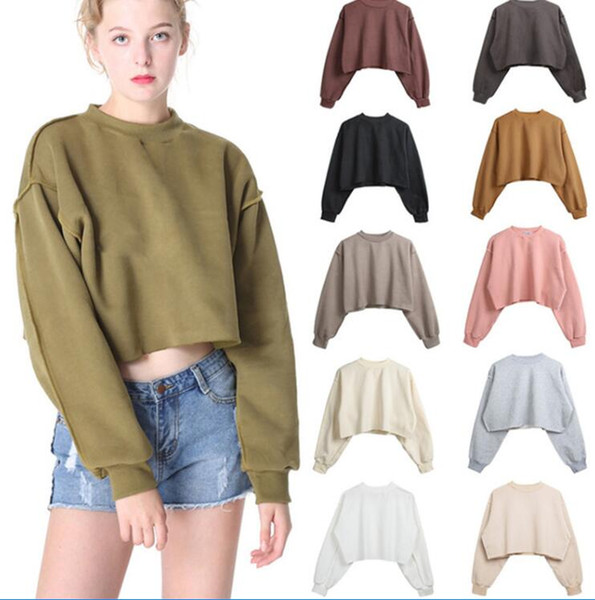 9 color Sherpa Pullover Women Winter Fall Fleece Hoodies Sweatshirt Oversized O-neck collar Long Sleeve Tops Patchwork Autumn hoodie 10pcs
