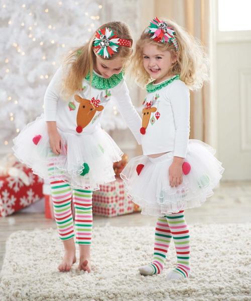 Children Christmas Clothes Baby Outfits Christmas Dress 2 Pieces Suits Reindeer Coat Long Sleeve Cartoon Santa Suit