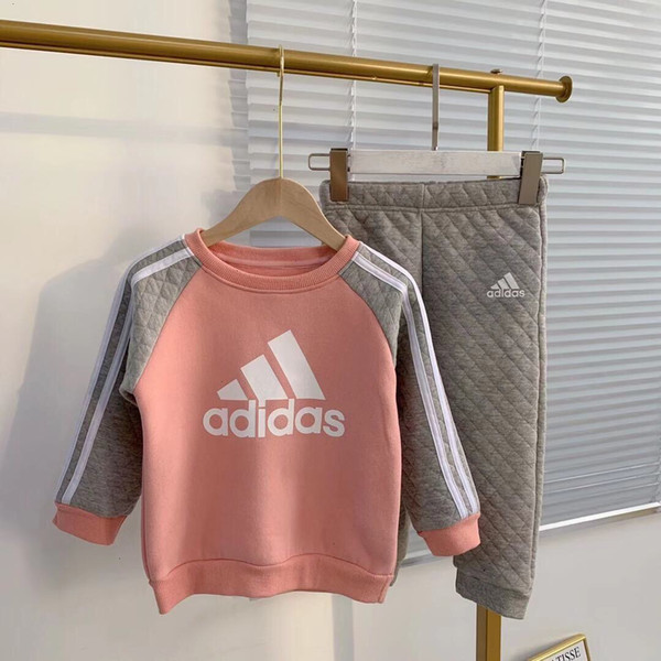 2 018 100 140 06 Girls sets pcs WSJ round neck pullover sweater + sports trousers size- fashion warm comfortable ijessy