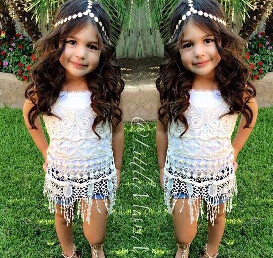 Summer 2pcs/set baby girl clothing set new Europe fashion brand sleevesless lace shirt+jeans pants kids clothes set