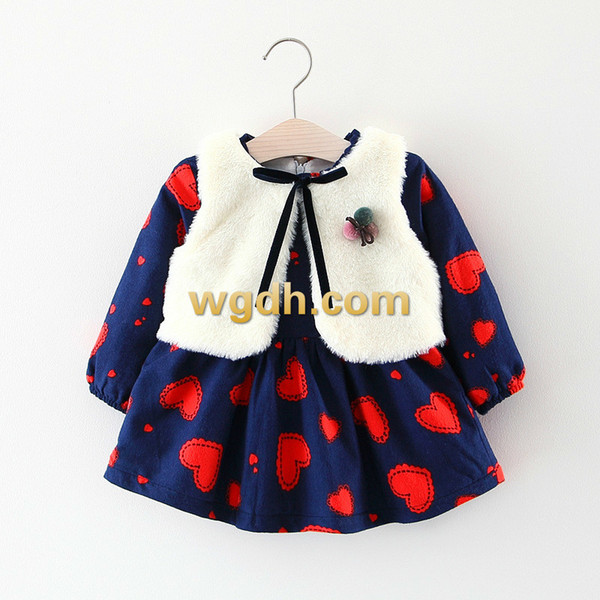 New girls fur cape coral fleece rabbit ears with hood jacket cute hair ball winter furry99930814c76