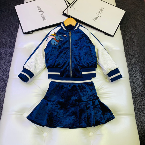 Girls sets 2pcs high quality WSJ039 top +dress #110649 whyan01