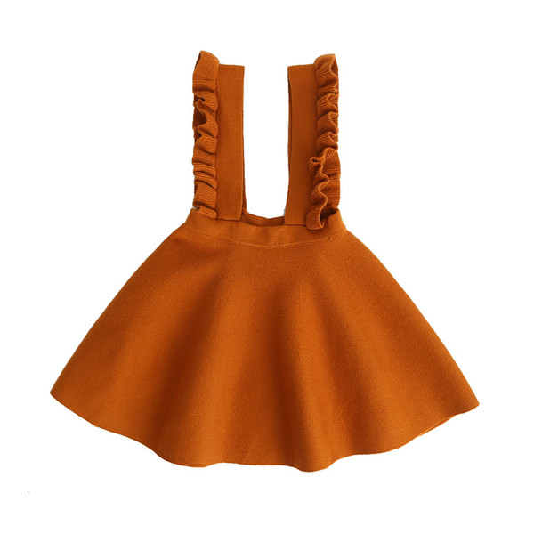 2019 New Baby Girl Sweater Dress Kid Autumn Dress Children Knit Overalls Dress Sweaters Toddler Jumper for Toddler Winter, #2339 SH190908