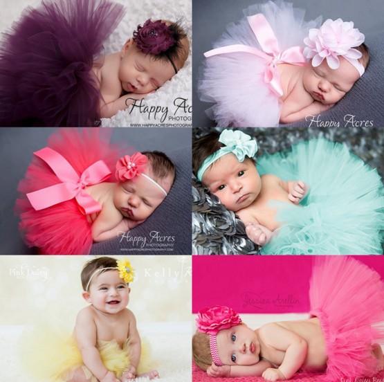 7 colors Newborns Baby bowknot lace tutu dress 2pc set flower headband+tutu skirt infants photo photography props costumes suits for 0-3T