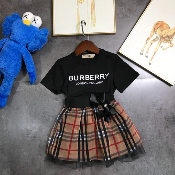 Girls' skirts 2019 spring and summer new listing trend with pleated design upper body fashion sense burst
