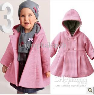 5pcs stock Christmas girl's winter pink and red coat baby girl 's outwear Sets