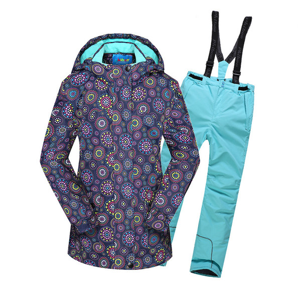 2018 Children Sets Winter Sport Suit for Girls Clothes Girls Warm Jacket Pants Set Windproof Waterproof Suits