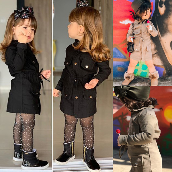 Kids Girls Coats Jackets Baby Clothes Fashion Outerwear Children Autumn Overcoat