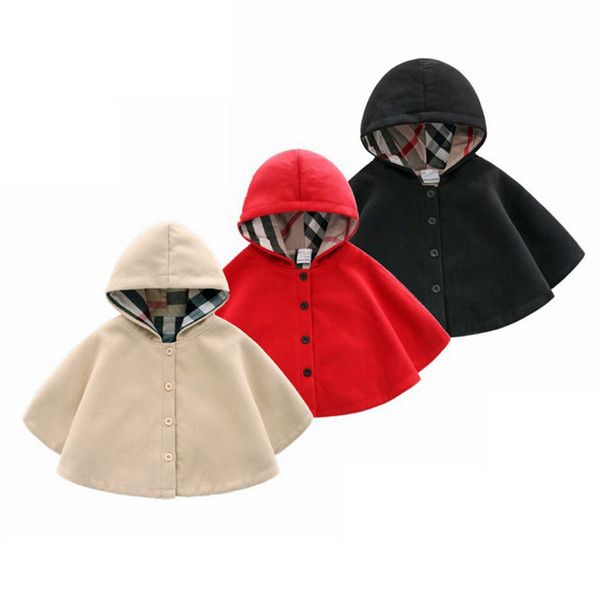 New Born Baby Girls Children's Winter Coats Jacket Clothes for 6Months -5T Winter 2019 Long Sleeve Spring & Autumn Outwear Cloak