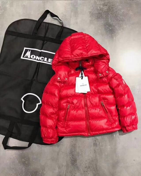 Winter Short Paragraph Down kids jackets Student Loose Coat Tide kids Clothes boy Girl Bread Clothes Exceed Light Thickening Tide Coat mo-1