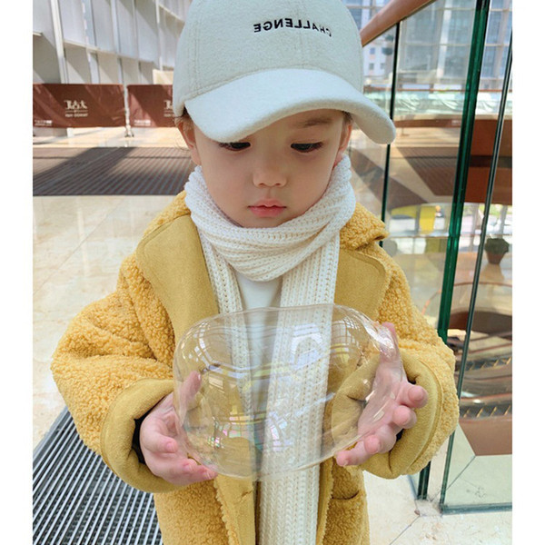 Kids Brand Coat Girls Luxury Outwear Children Solid Color Topcoat British Style Medium Long Coat New Fashion Style 2019 Fall Good Quality