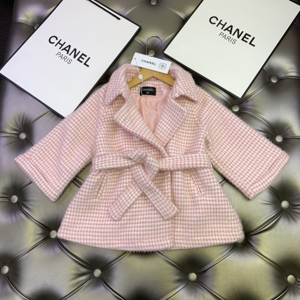 2019 Kids Coats Preppy Sweet Style Windbreaker Loose Coat Clothes girls Jacket Garment 1016