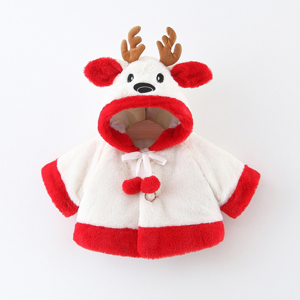 2019 Winter Baby Girl Fur Coat New Fawn Fur Coat Female Treasure Antlers With Fleece And Thick Shawl