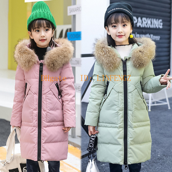 2019 new children's down jacket girls long thick Korean special winter clothing women's children's clothing thick coat